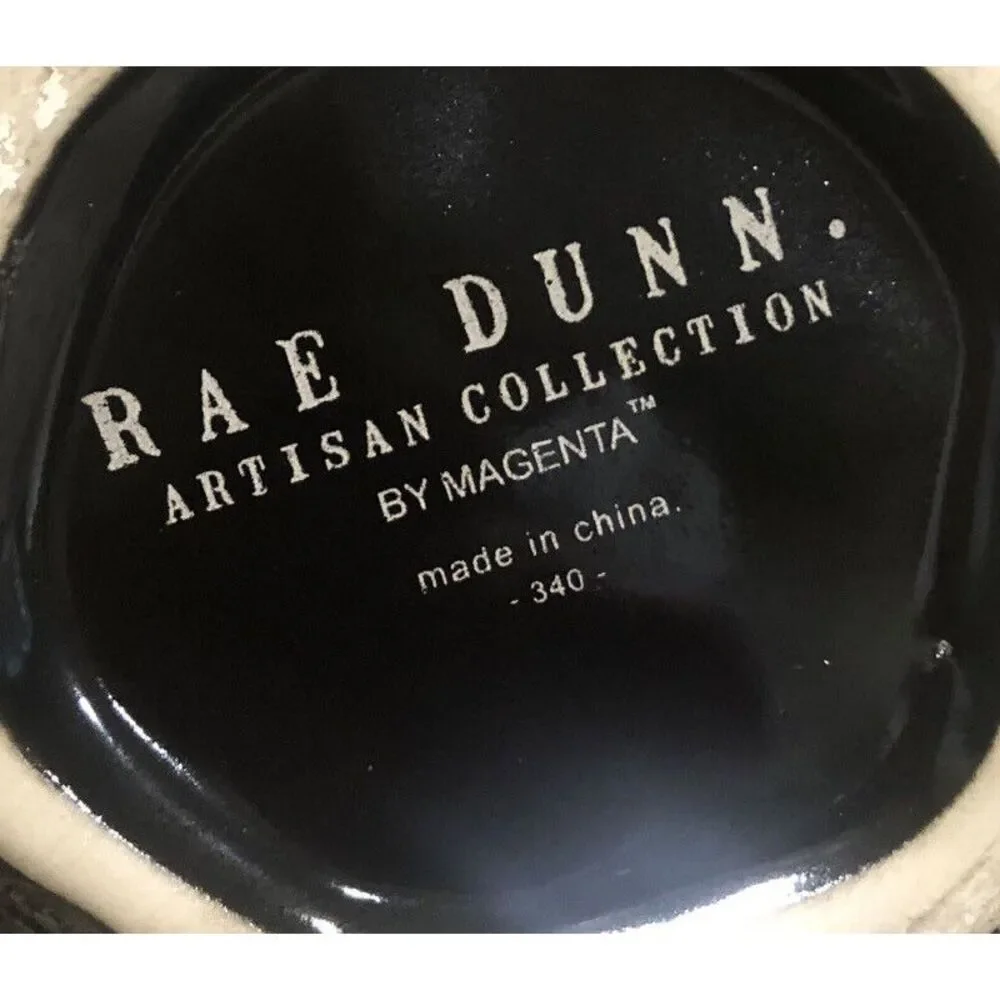 New Rae Dunn‎ Halloween SPOOKY Black Luster Pumpkin Soap Lotion Dispenser